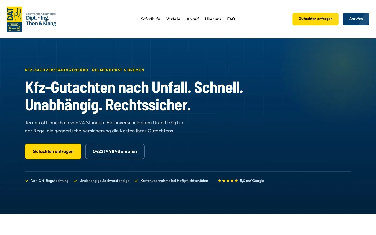 Thon & Klang: neue Website